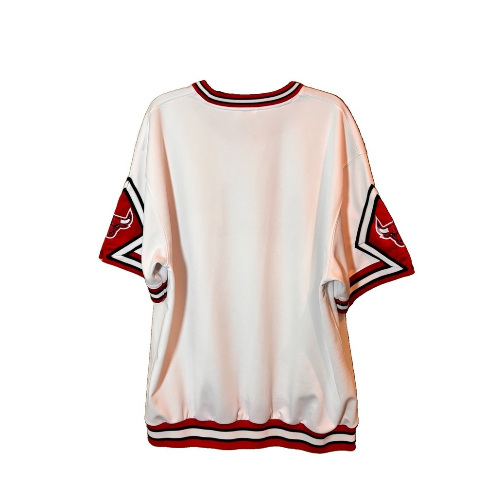 Mitchell & Ness Chicago Bulls Hardwood Classics Warm Up Shooting Shirt 2XL 52 - Picture 7 of 8